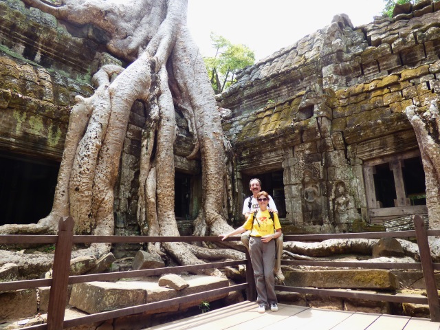 Àngels i Xavier en Camboya