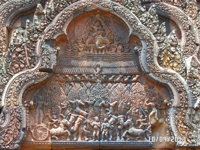 Bajo relieve en Camboya