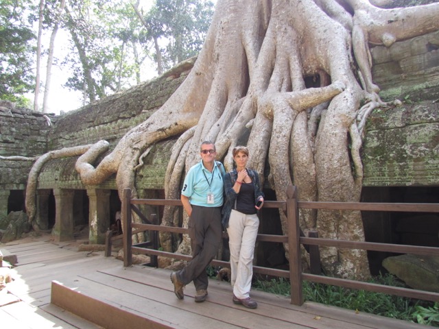 Luis y María José en Camboya