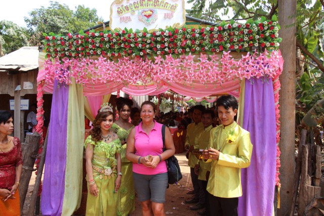 Carmen y Eugenio en Camboya