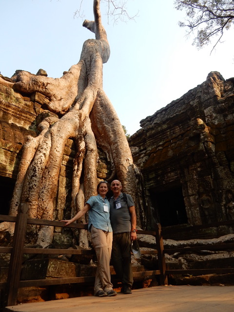 Evangelina y Quino de viaje y Camboya