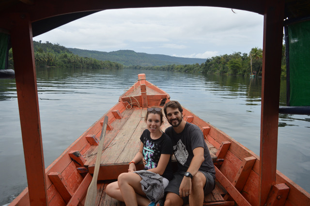 Cesar y Ana en Camboya