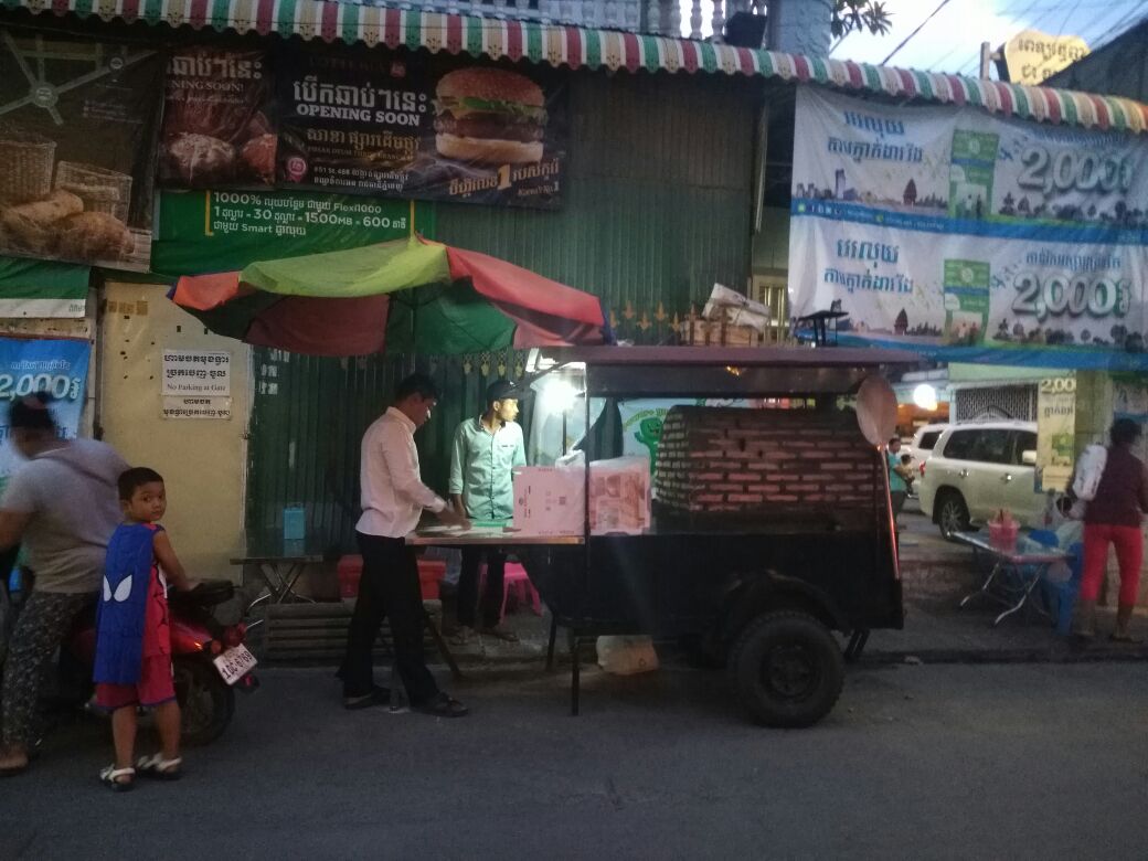 Pizza en Camboya