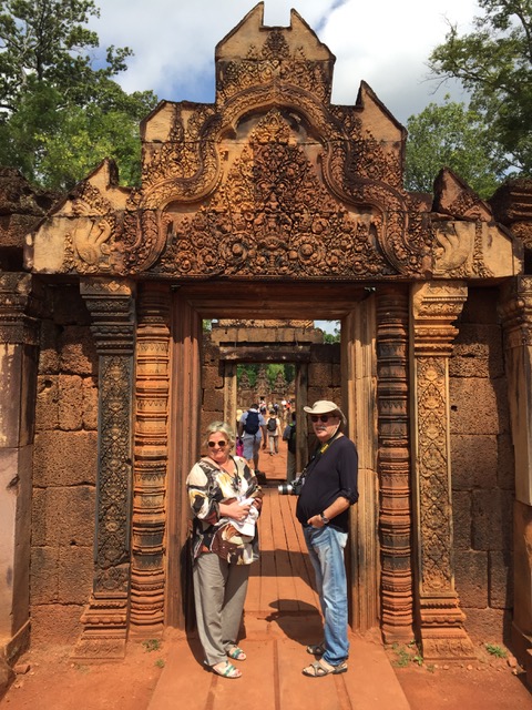 Nuria y Antonio en Camboya