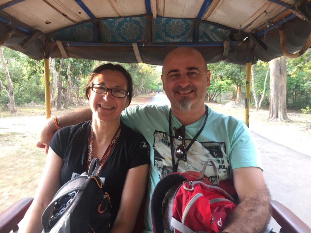 Susana y Guille también decidieron viajar a Camboya