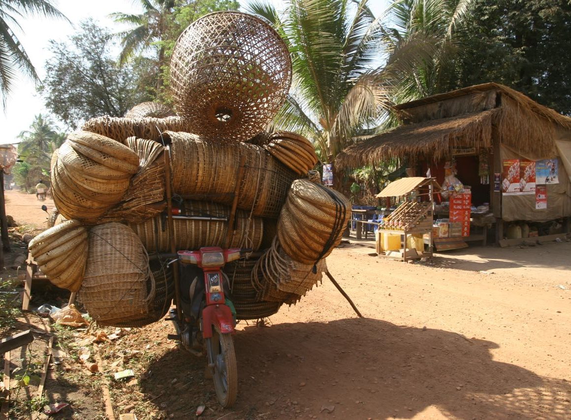 Moto en Camboya