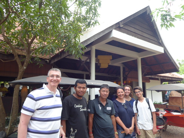 Roby y su familia, un viaje exclusivo en Camboya