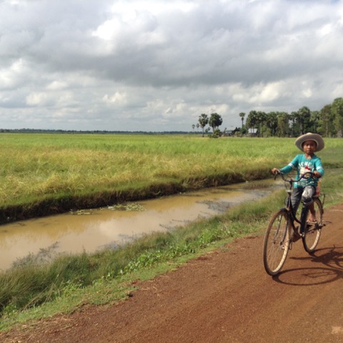 Rosa y Gabi en Camboya