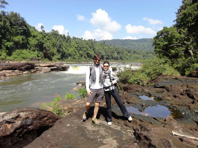 Antonio y Ana en su viaje a Camboya
