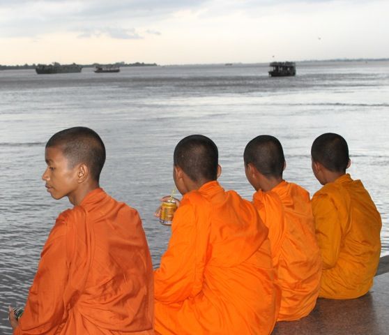 Monjes en Camboya