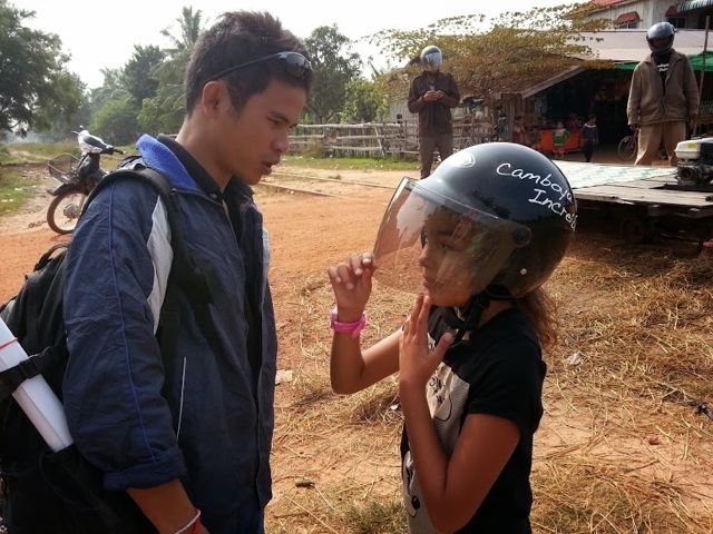 Gianna estuvo en Camboya