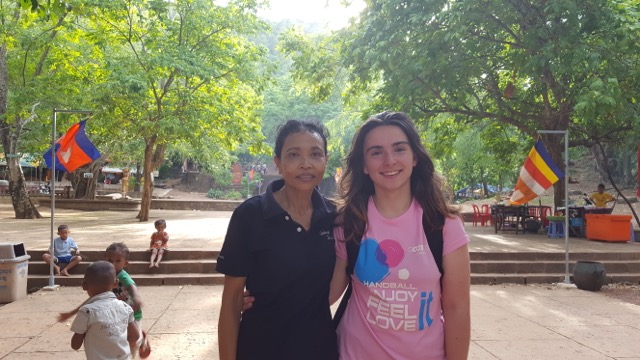 Jon, Miryam y Mirane en Camboya