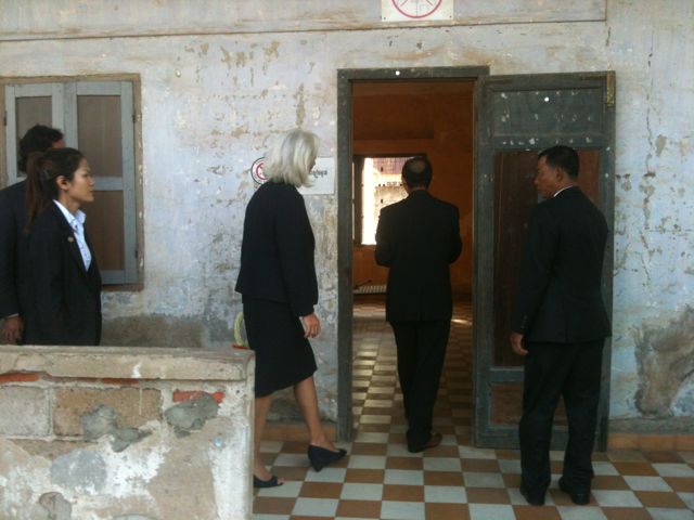 Christine Lagarde en Camboya
