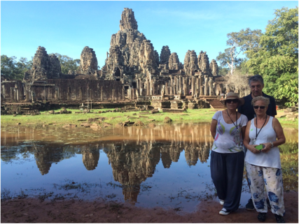 Ludi y Julia viajaron a Camboya