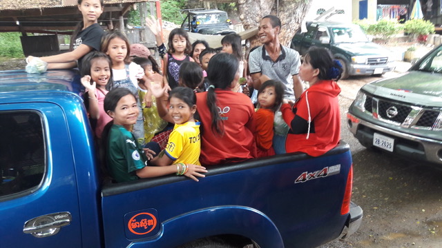 Niños en Camboya