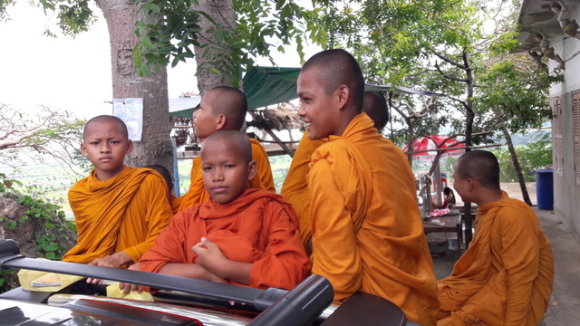 Monjes en Camboya