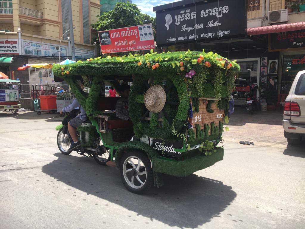 tuk tuk en Camboya