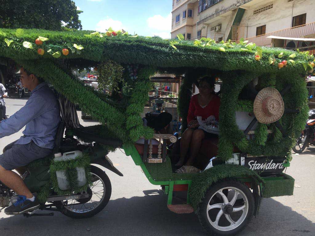 tuk tuk en Camboya