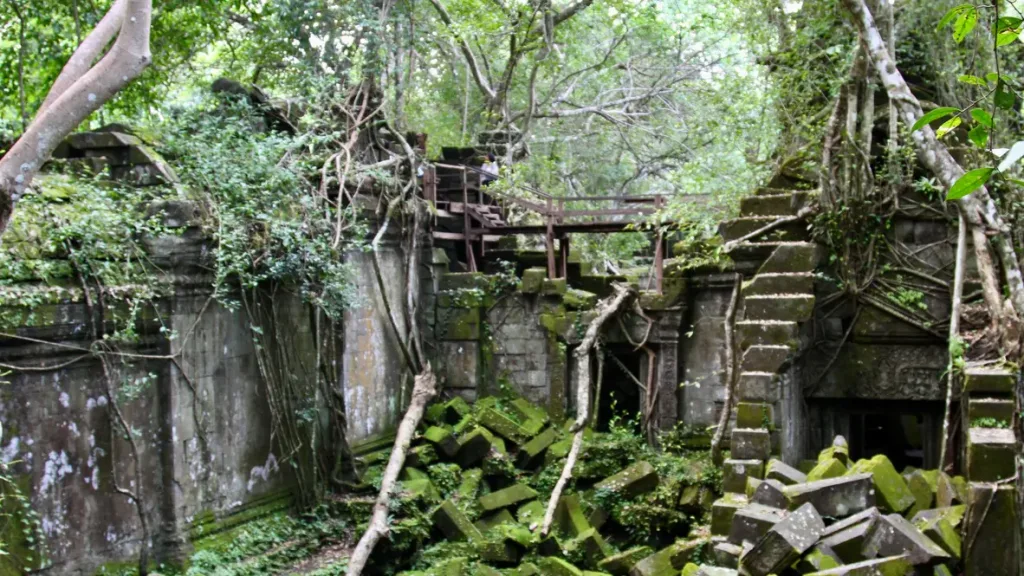 Templo de beng Mealea en Camboya