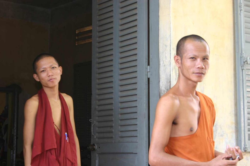 Monjes en Camboya