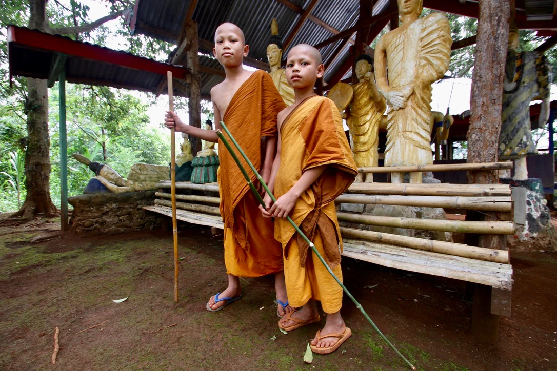 Monjes en Camboya