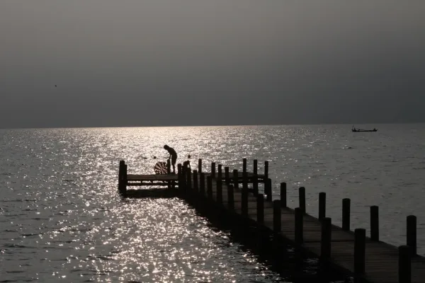 embarcadero en Camboya