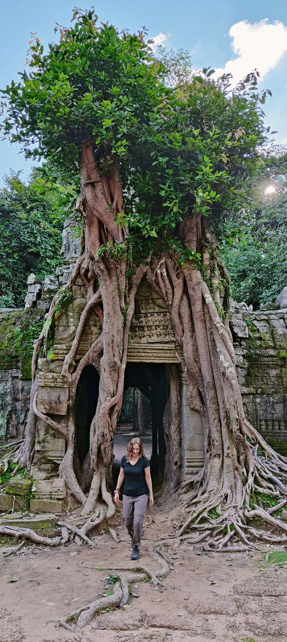 Una puerta única en Angkor