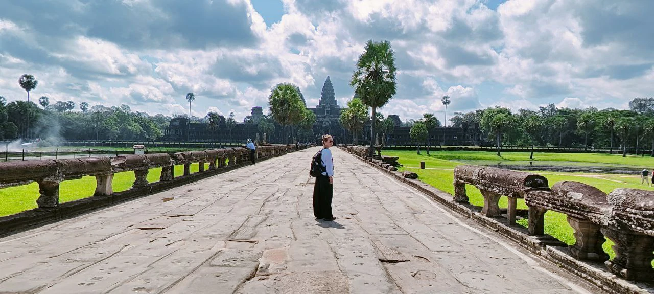 Con Angkor sin nadie, toda una experiencia