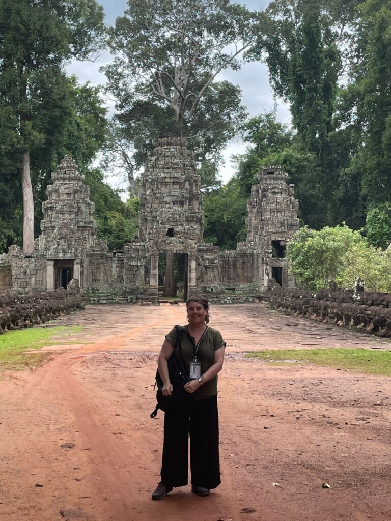En los templos de Angkor, Camboya