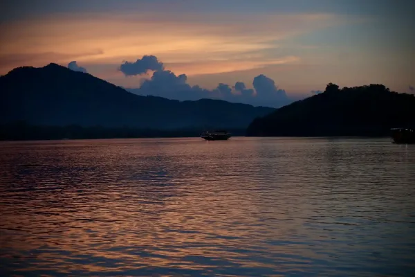 Paisaje en un viaje a Laos