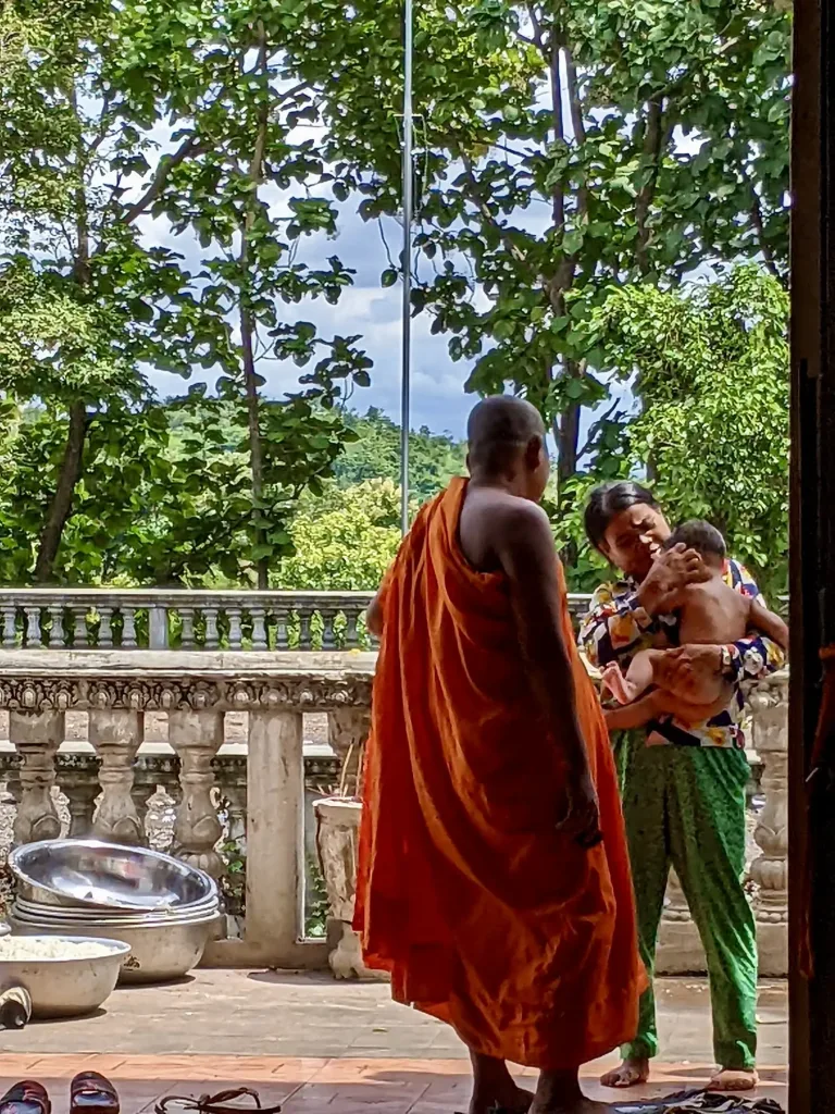 Monjes en Camboya