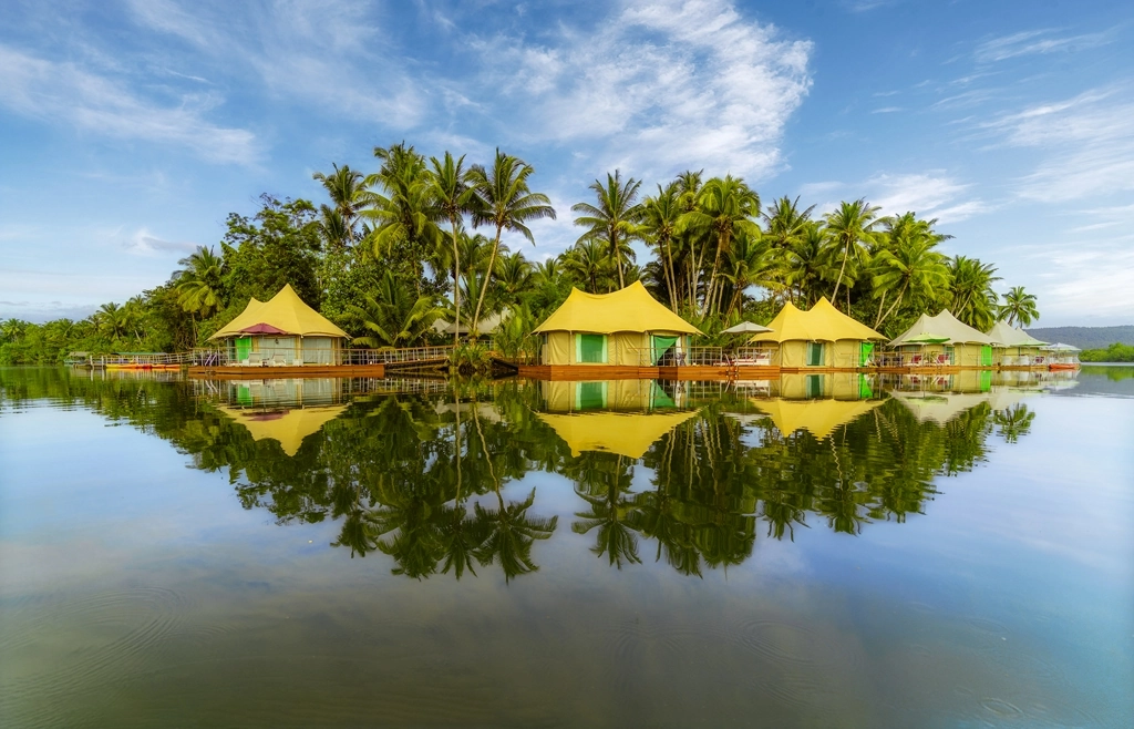 Cabañas en la jungla de Camboya simplemente excepcional