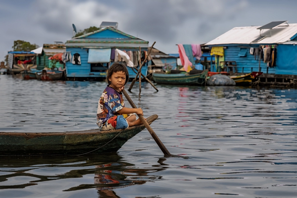 Niño pescando, simplemente excepcional