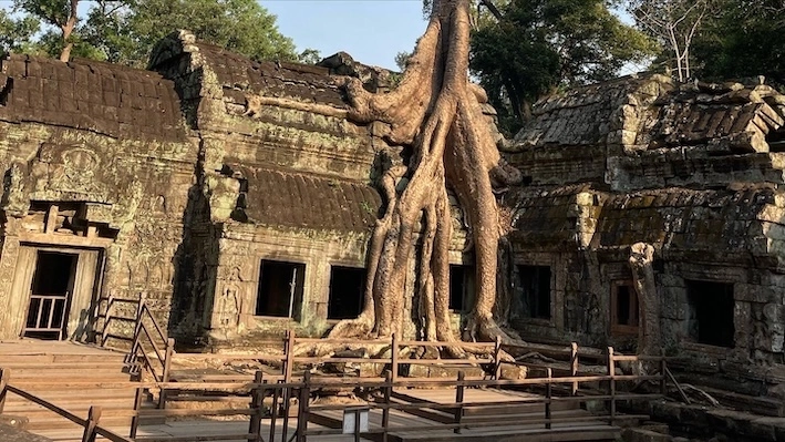 Templos de angkor sin nadie