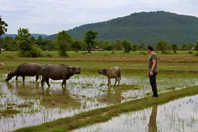 Imagen de vida rural en Camboya