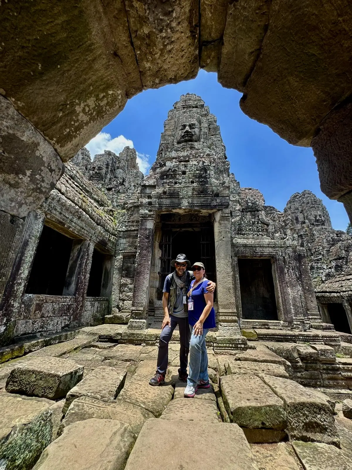En los templos de Angkor en Camboya