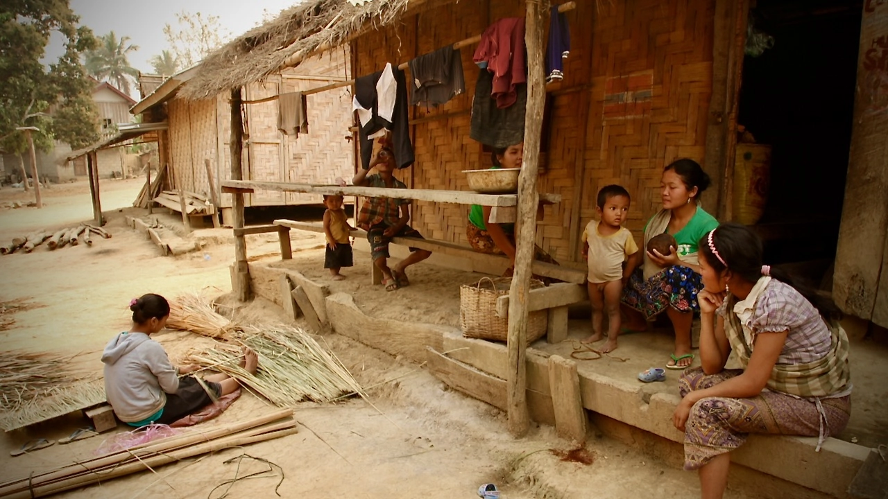 Nada mas auténtico que compartir en una aldea en Camboya